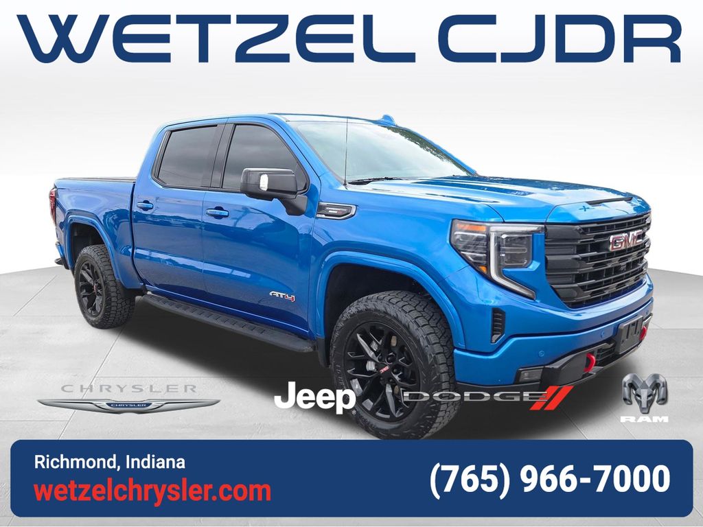 Dynamic Blue Metallic 2023 GMC Sierra 1500 Pickup Truck Four-Wheel Drive Automatic