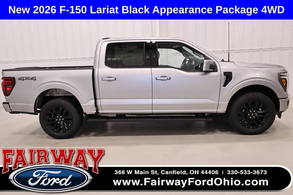 Iconic Silver Metallic 2026 Ford F-150 Pickup Truck Four-Wheel Drive Automatic