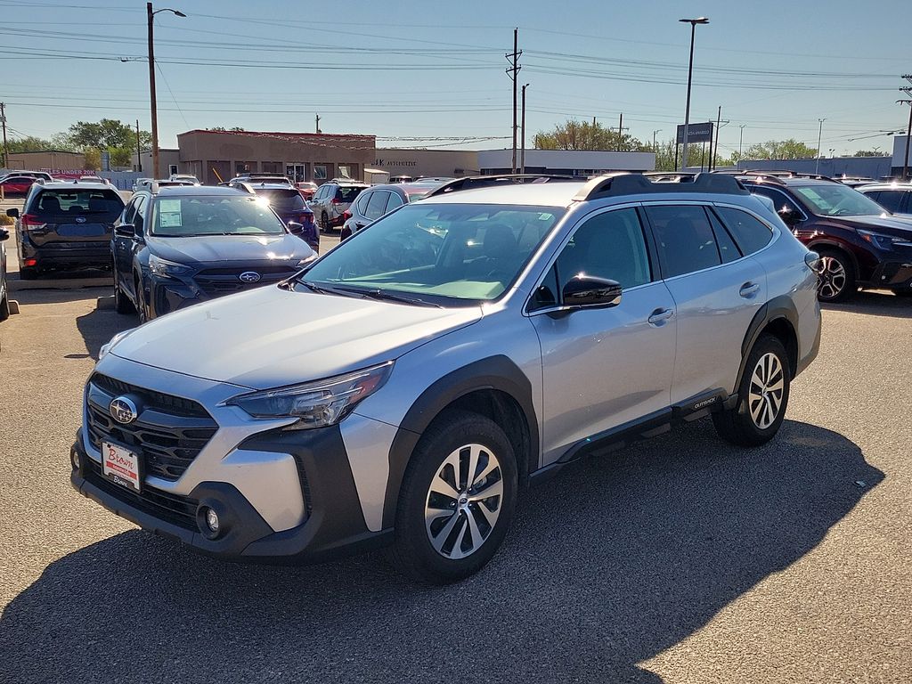 2025 Subaru Outback Premium Silver at Brown Buick GMC