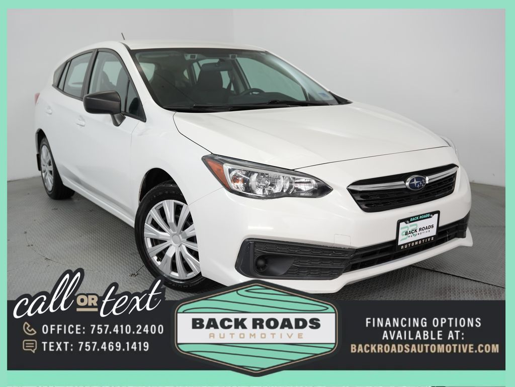 Crystal White Pearl 2020 Subaru Impreza 2.0i Hatchback AWD Hatchback All-Wheel Drive Continuously Variable Transmission