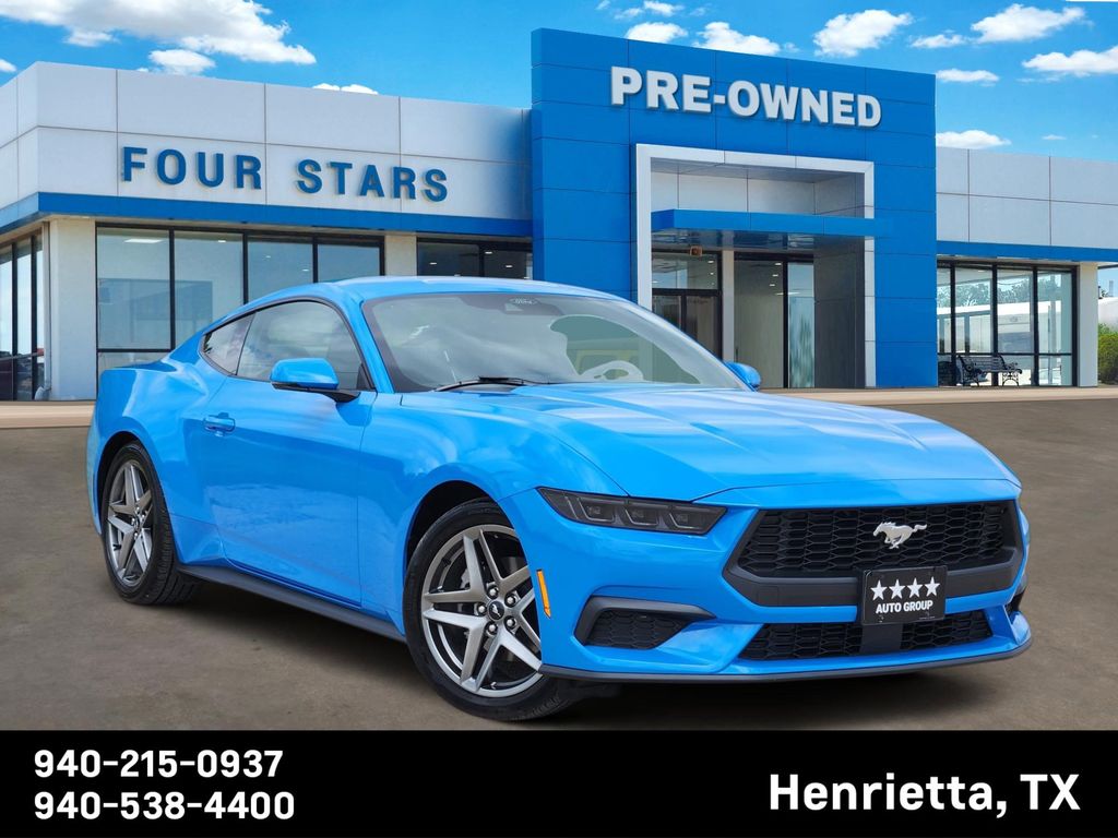 Grabber Blue Metallic 2025 Ford Mustang EcoBoost Premium Fastback RWD Coupe Rear-Wheel Drive Automatic