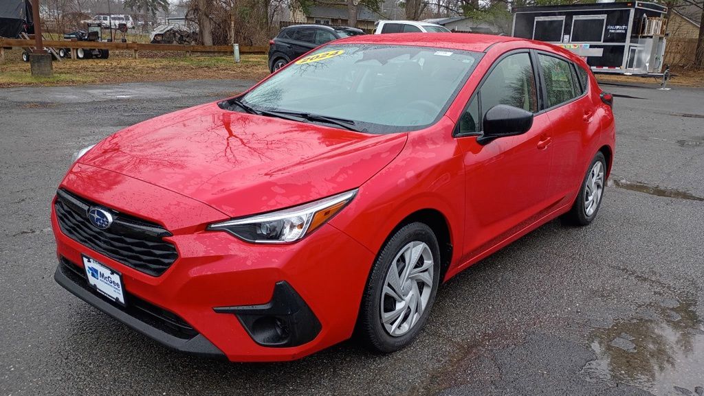 Pure Red 2024 Subaru Impreza AWD Wagon All-Wheel Drive Continuously Variable Transmission