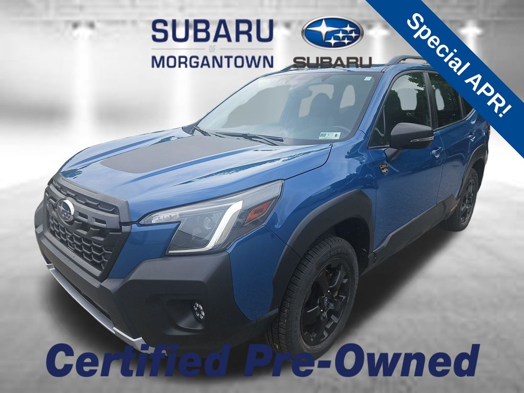 Geyser Blue 2023 Subaru Forester SUV / Crossover All-Wheel Drive Continuously Variable Transmission