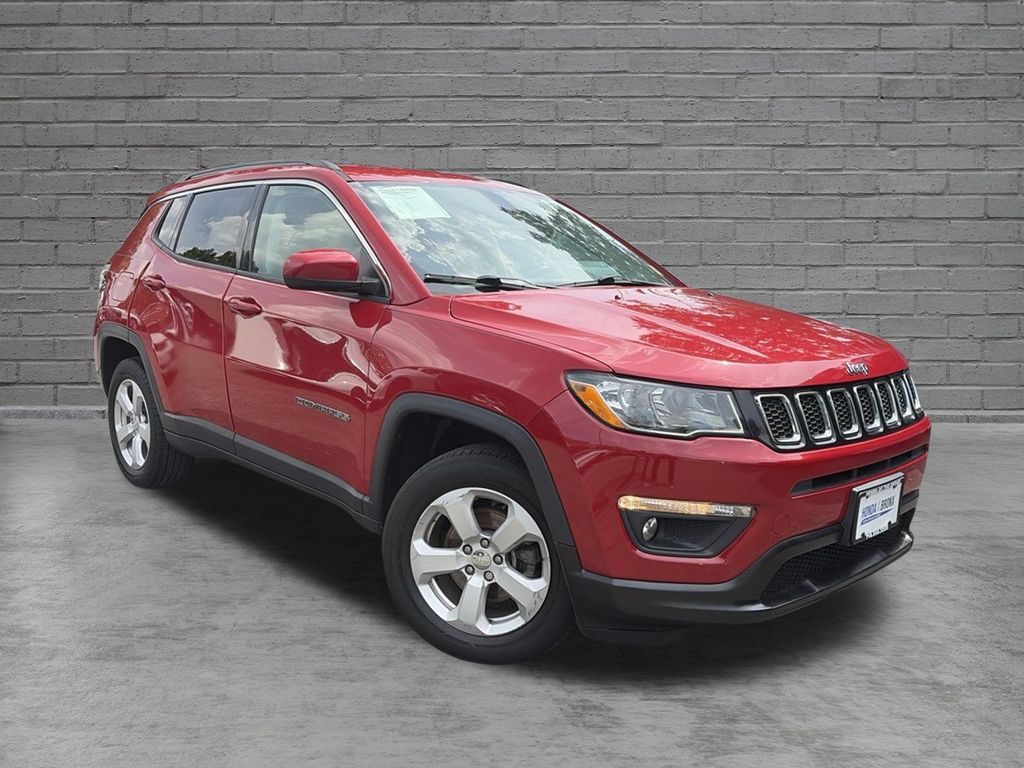 Redline Pearlcoat 2019 Jeep Compass SUV / Crossover Four-Wheel Drive 9-Speed Automatic