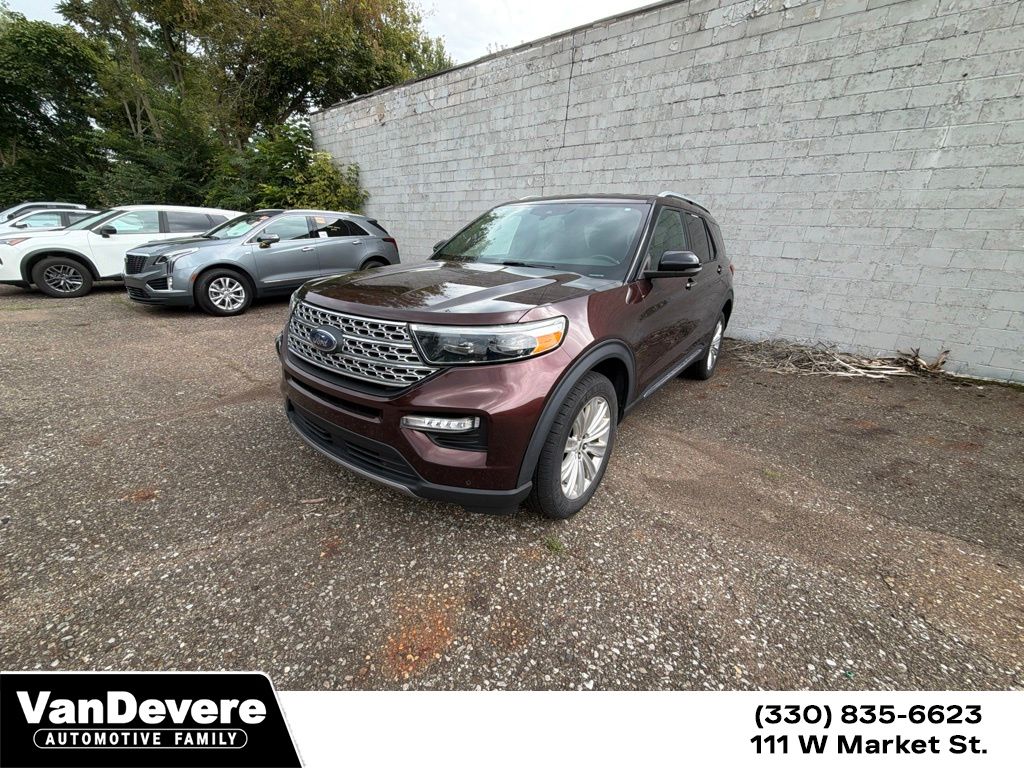 Red (Copper Metallic) 2020 Ford Explorer Hybrid SUV / Crossover All-Wheel Drive Automatic