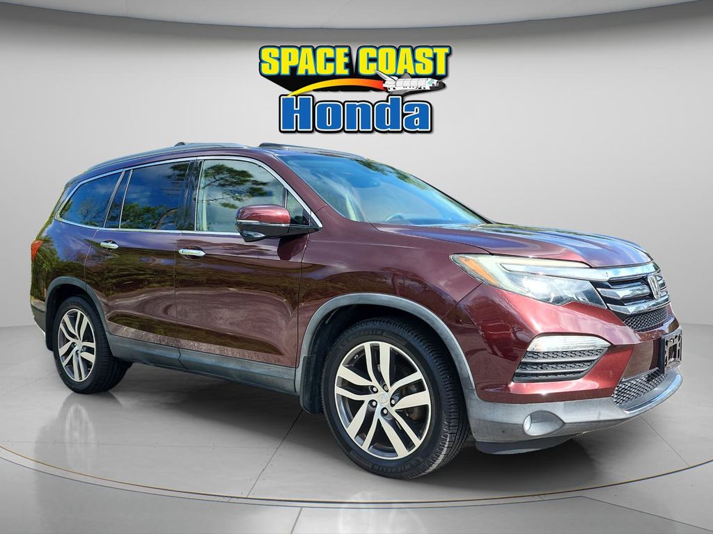 Dark Cherry Pearl 2017 Honda Pilot SUV / Crossover Front-Wheel Drive 9-Speed Automatic