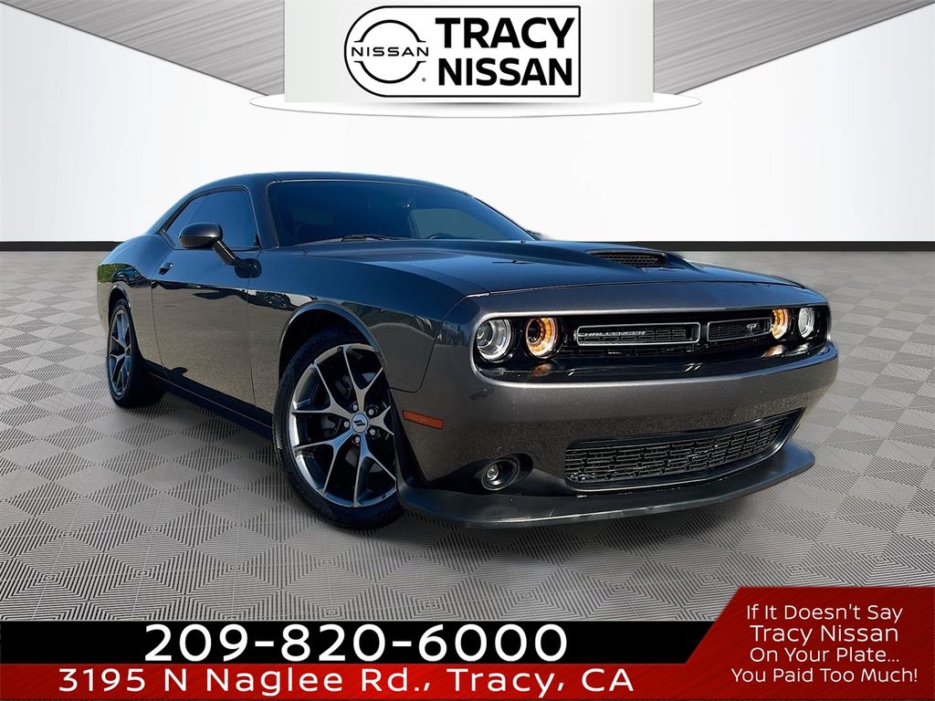 Gray (Granite Crystal Metallic Clearcoat) 2022 Dodge Challenger Coupe Rear-Wheel Drive 8-Speed Automatic