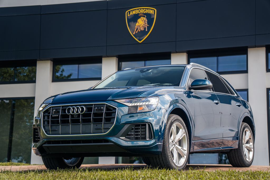 Galaxy Blue Metallic 2019 Audi Q8 quattro Prestige 55 TFSI SUV / Crossover All-Wheel Drive 8-Speed Automatic