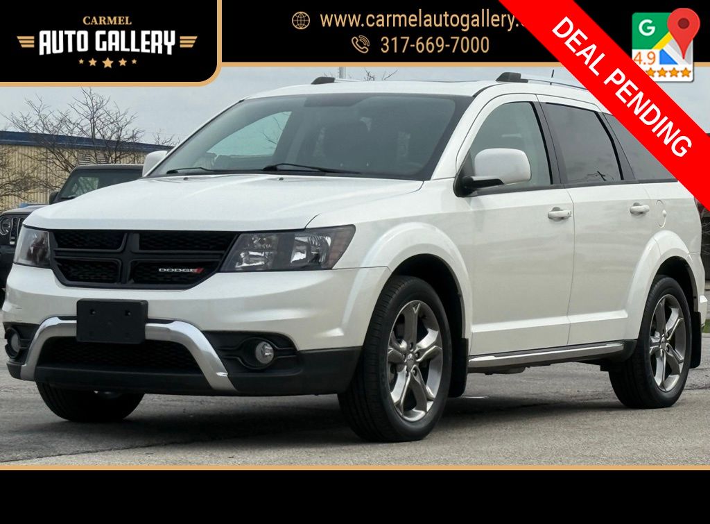 Pearl White Tri-Coat 2016 Dodge Journey Crossroad FWD SUV / Crossover Front-Wheel Drive 4-Speed Automatic