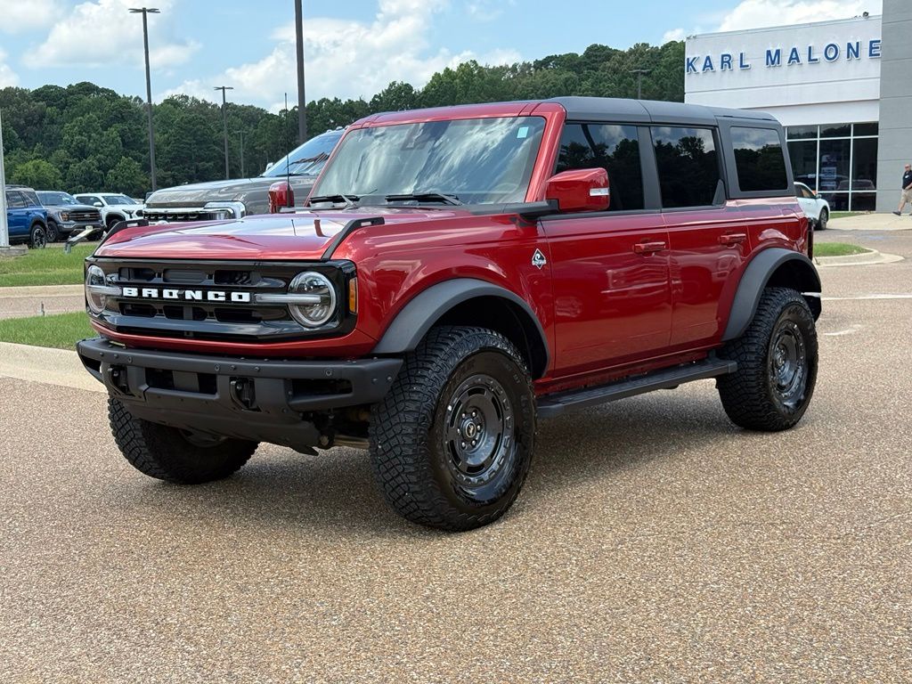 Chili Pepper Red 2024 Ford Bronco SUV / Crossover Four-Wheel Drive Automatic