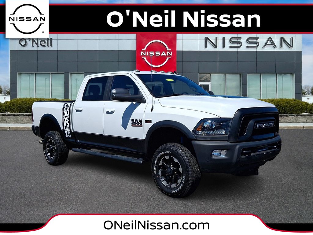 Bright White Clearcoat 2018 RAM 2500 Pickup Truck Four-Wheel Drive 6-Speed Automatic