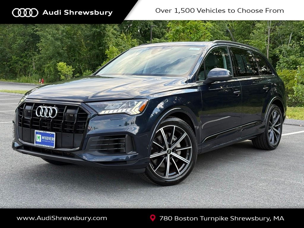 Waitomo Blue Metallic 2023 Audi Q7 SUV / Crossover All-Wheel Drive 8-Speed Automatic