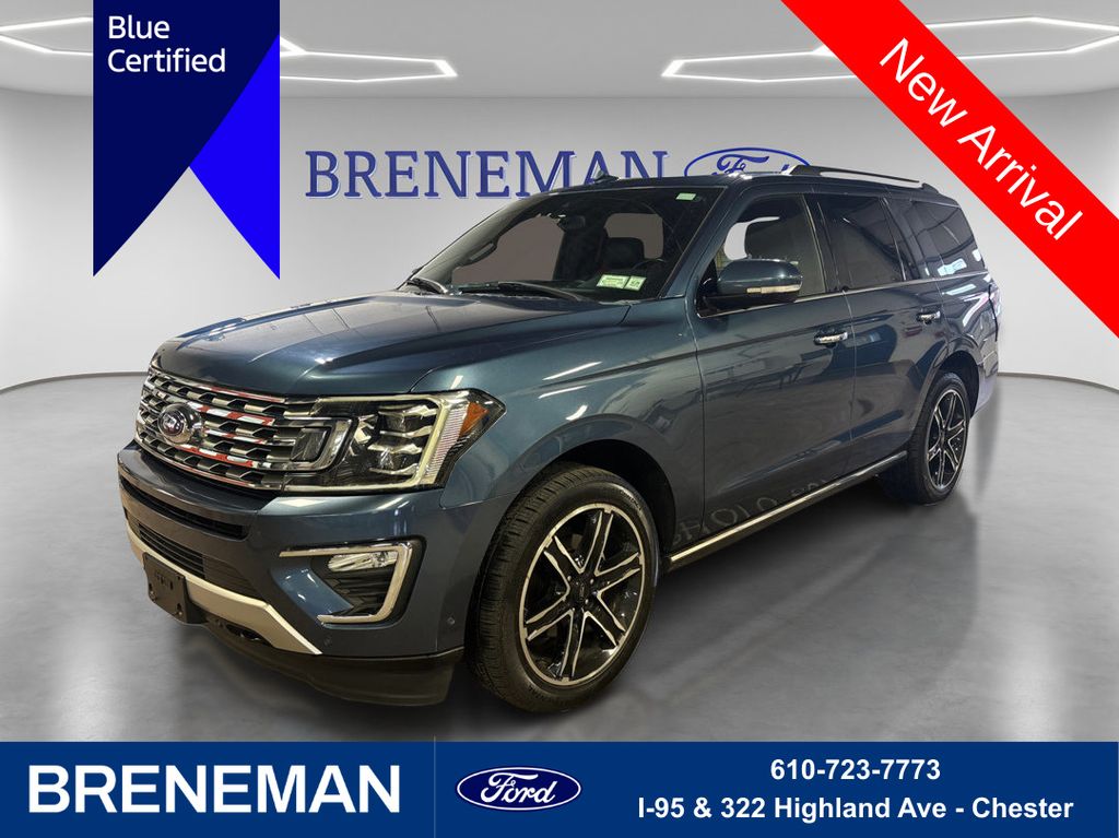 Blue 2019 Ford Expedition Limited 4WD SUV / Crossover Four-Wheel Drive Automatic