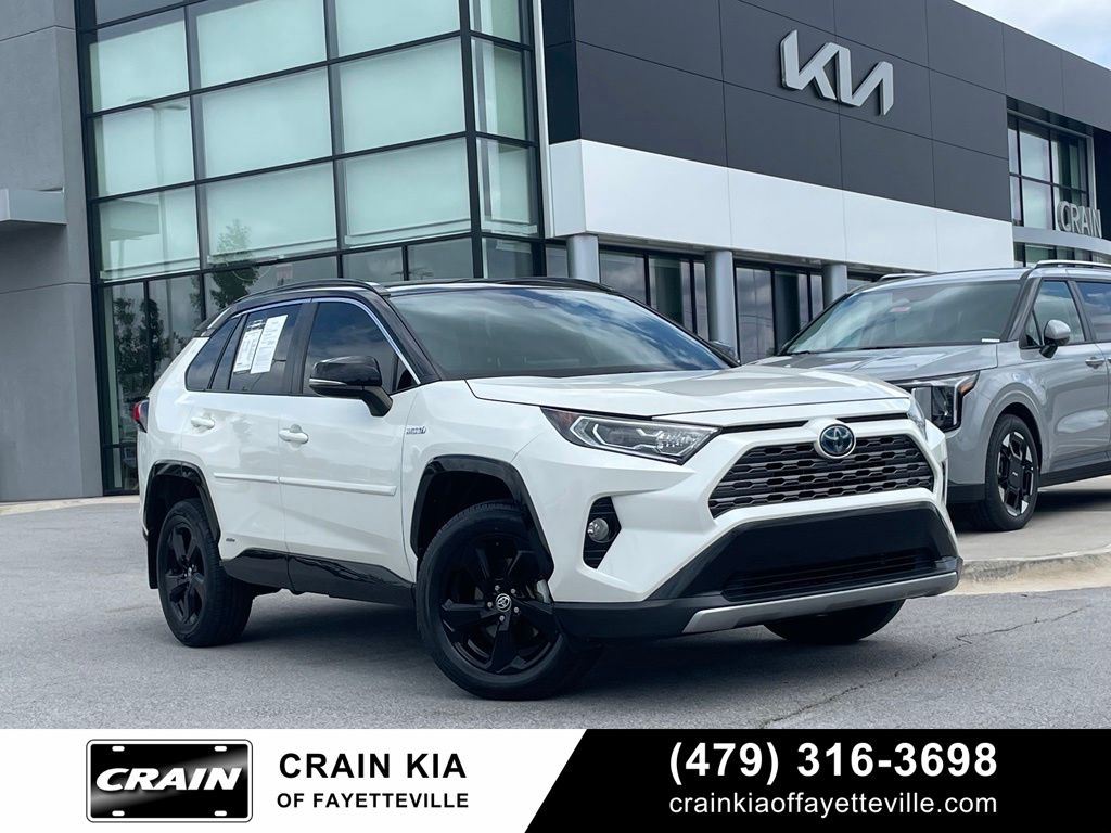 Midnight Black Metallic 2021 Toyota RAV4 Hybrid XSE AWD SUV / Crossover All-Wheel Drive Continuously Variable Transmission