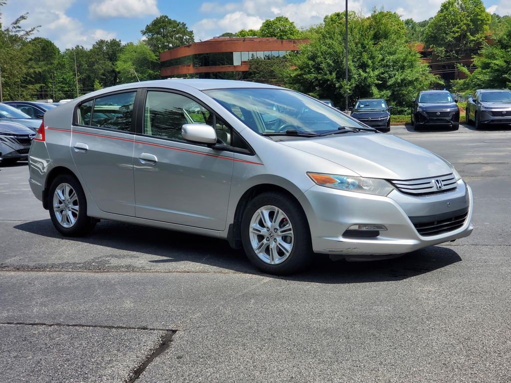 Alabaster Silver Metallic 2010 Honda Insight LX Hatchback Front-Wheel Drive Continuously Variable Transmission