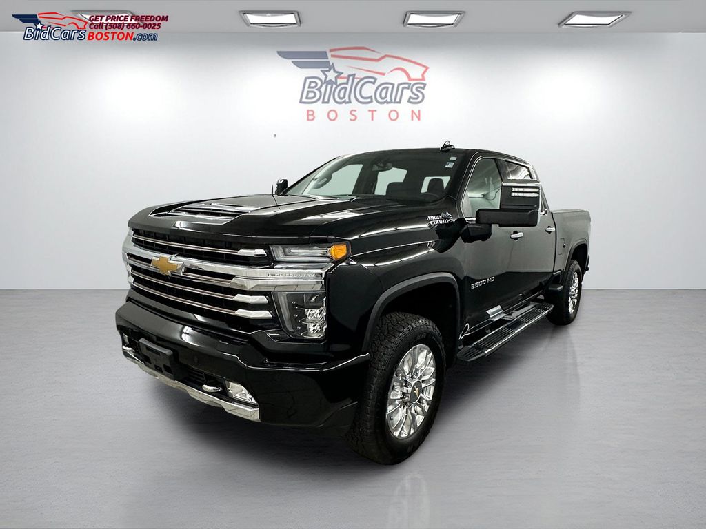 Black 2023 Chevrolet Silverado 2500HD High Country Crew Cab 4WD Pickup Truck Four-Wheel Drive 6-Speed Automatic