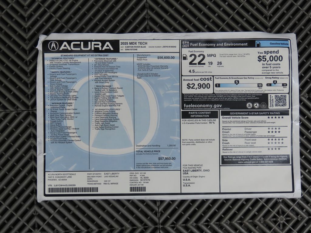 2025 Acura MDX Technology 9
