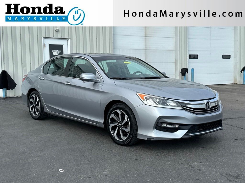 Lunar Silver Metallic 2016 Honda Accord Sedan Front-Wheel Drive Continuously Variable Transmission