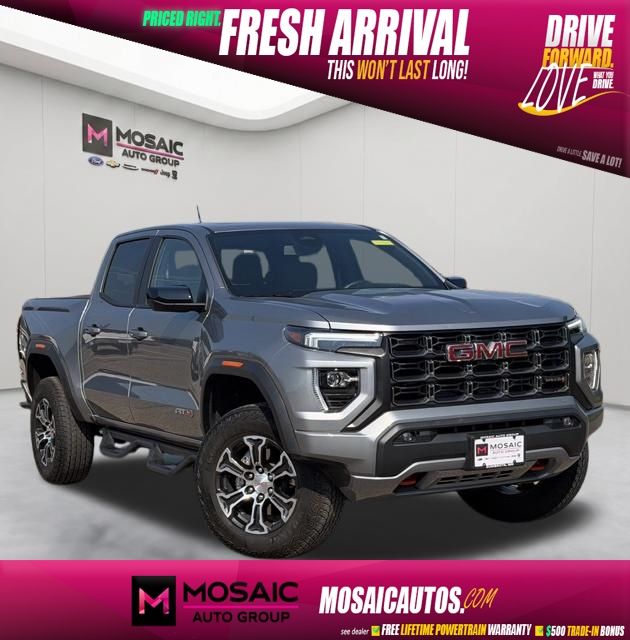 Sterling Metallic 2024 GMC Canyon Pickup Truck Four-Wheel Drive 8-Speed Automatic