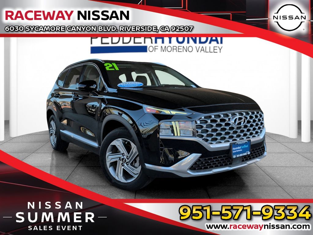 Twilight Black 2021 Hyundai Santa Fe SUV / Crossover Front-Wheel Drive 8-Speed Automatic