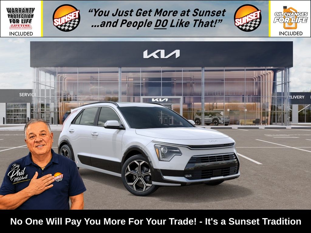 Snow White Pearl 2025 Kia Niro SUV / Crossover Front-Wheel Drive 6-Speed Dual Clutch
