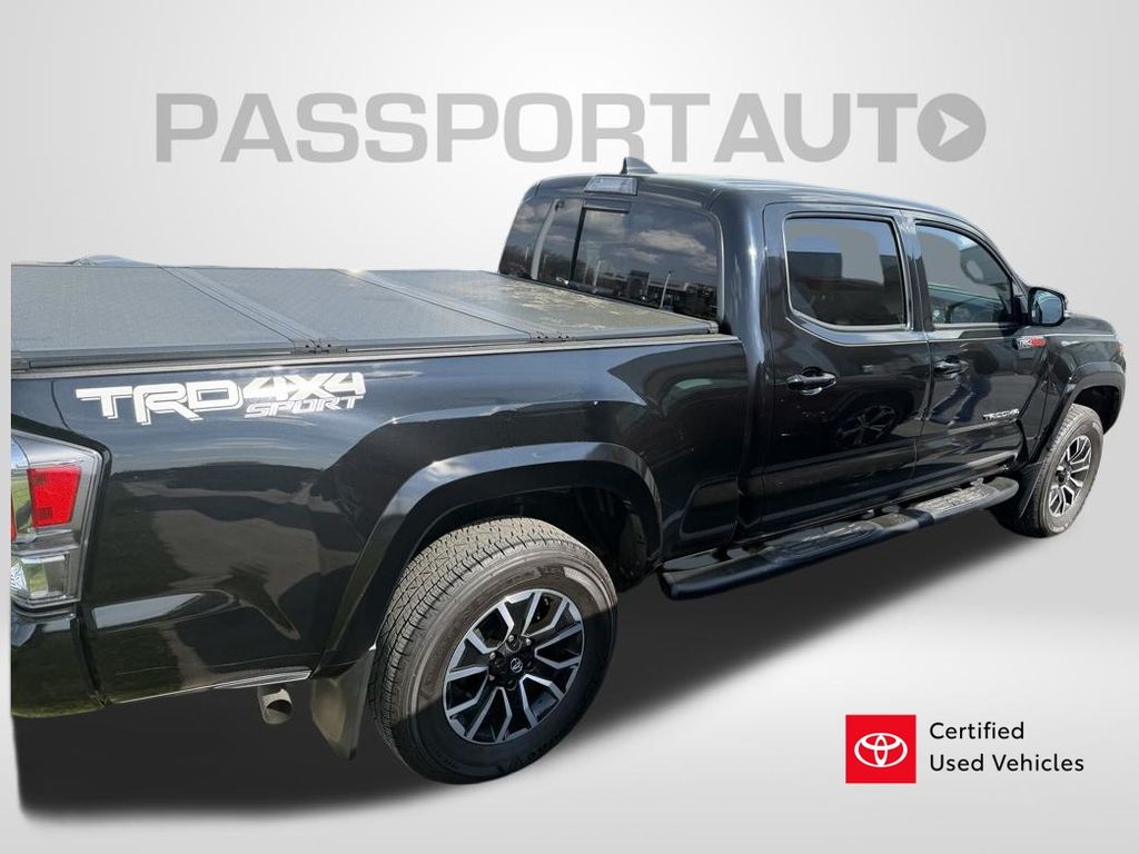 Midnight Black Metallic 2021 Toyota Tacoma TRD Sport Double Cab LB 4WD Pickup Truck Four-Wheel Drive Automatic