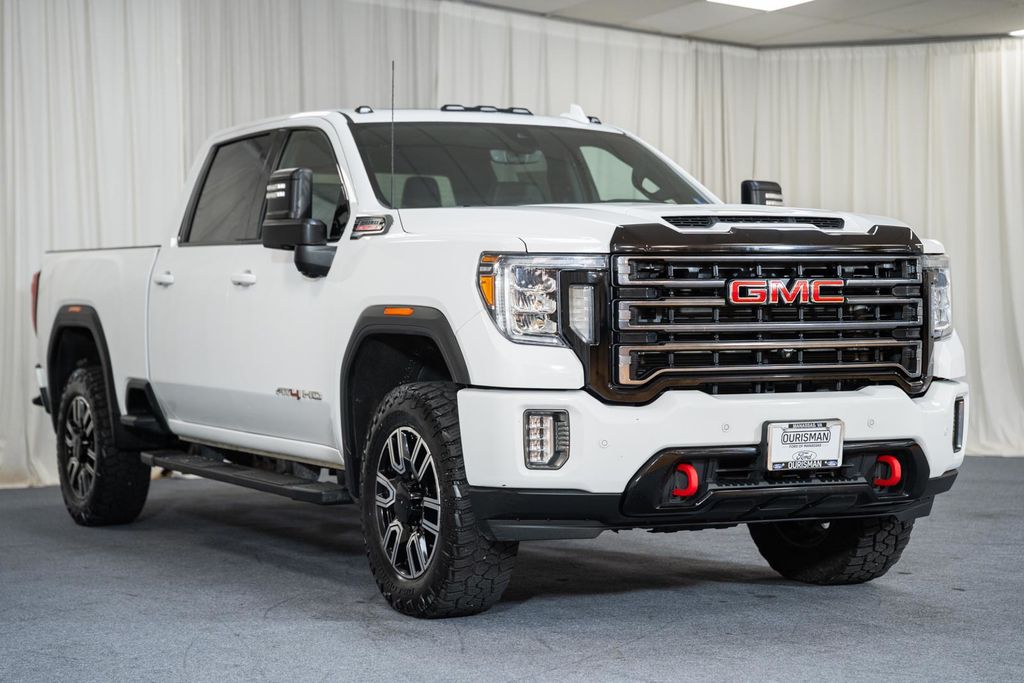 Summit White 2020 GMC Sierra 2500HD Pickup Truck Four-Wheel Drive Automatic
