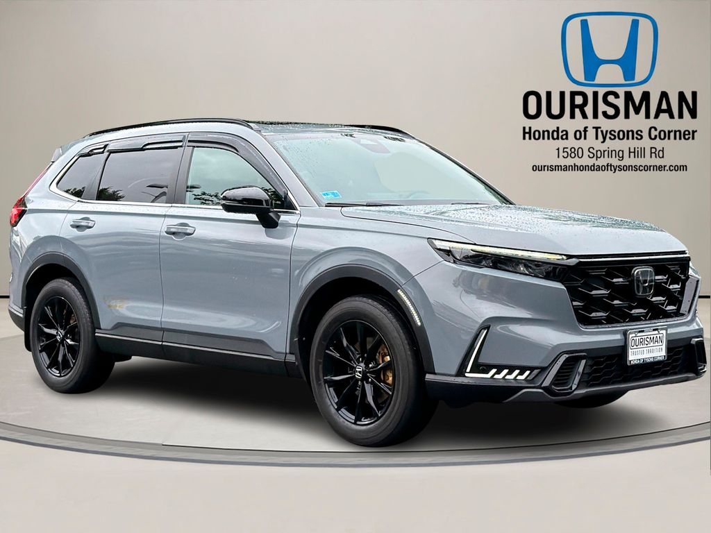 Urban Gray Pearl 2023 Honda CR-V Hybrid Sport AWD SUV / Crossover All-Wheel Drive Continuously Variable Transmission