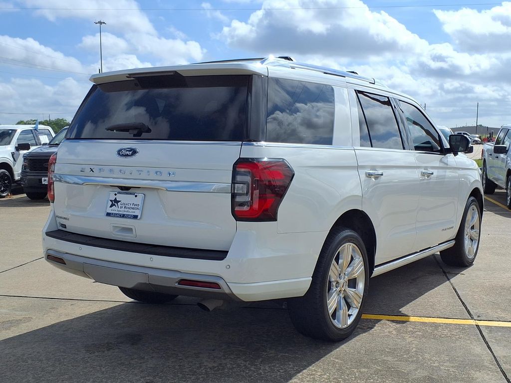 2023 Ford Expedition Platinum White at Texan Dodge Chrysler Jeep Ram