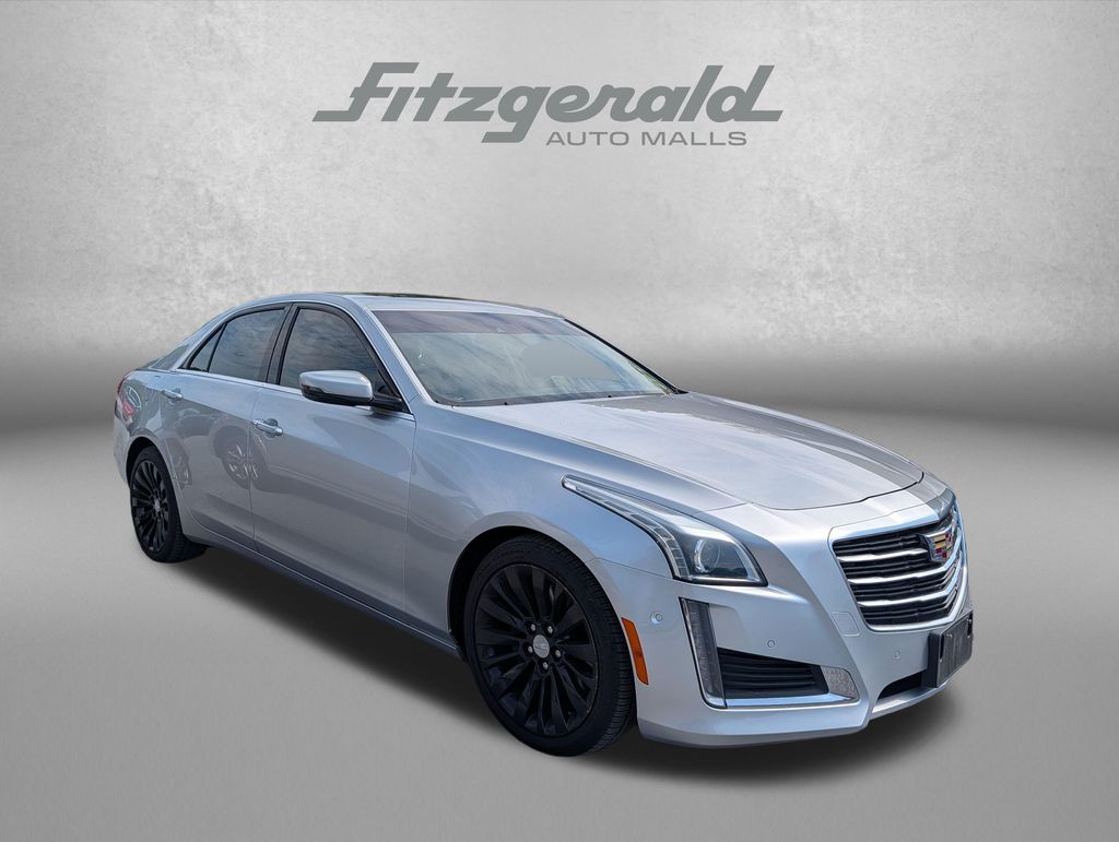 Radiant Silver Metallic 2015 Cadillac CTS Sedan Rear-Wheel Drive 8-Speed Automatic
