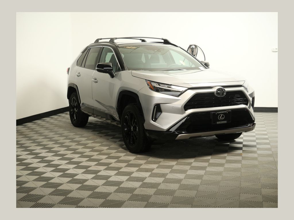 Silver Sky Metallic 2025 Toyota RAV4 Hybrid XSE AWD SUV / Crossover All-Wheel Drive Continuously Variable Transmission
