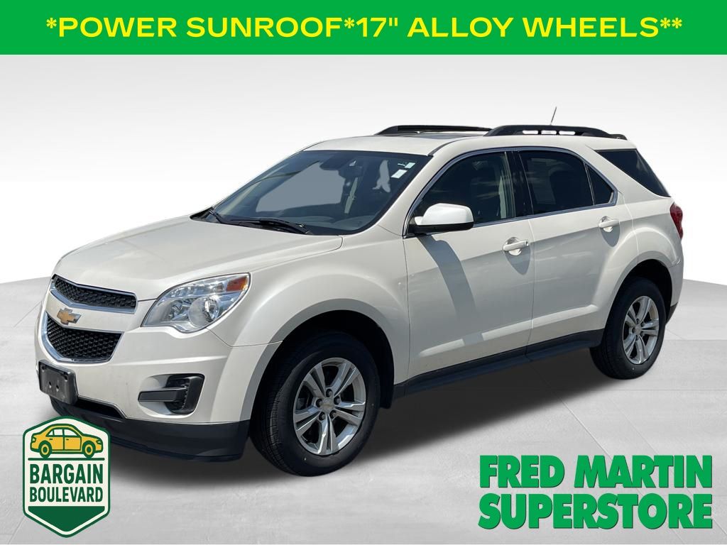White Diamond Clearcoat 2013 Chevrolet Equinox 1LT FWD SUV / Crossover Front-Wheel Drive 6-Speed Automatic Overdrive