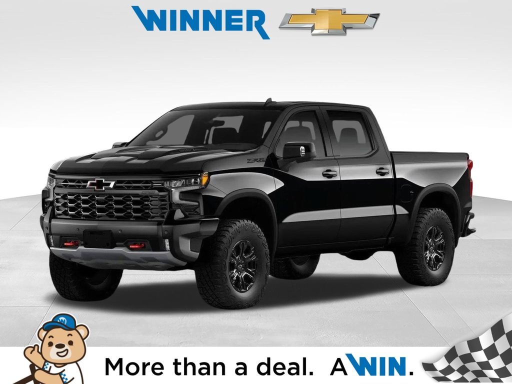 Black 2026 Chevrolet Silverado 1500 Pickup Truck Four-Wheel Drive Automatic