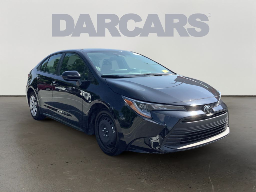 Midnight Black Metallic 2025 Toyota Corolla Sedan Front-Wheel Drive Continuously Variable Transmission