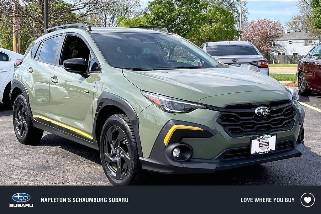 Alpine Green 2024 Subaru Crosstrek Sport AWD SUV / Crossover All-Wheel Drive Continuously Variable Transmission