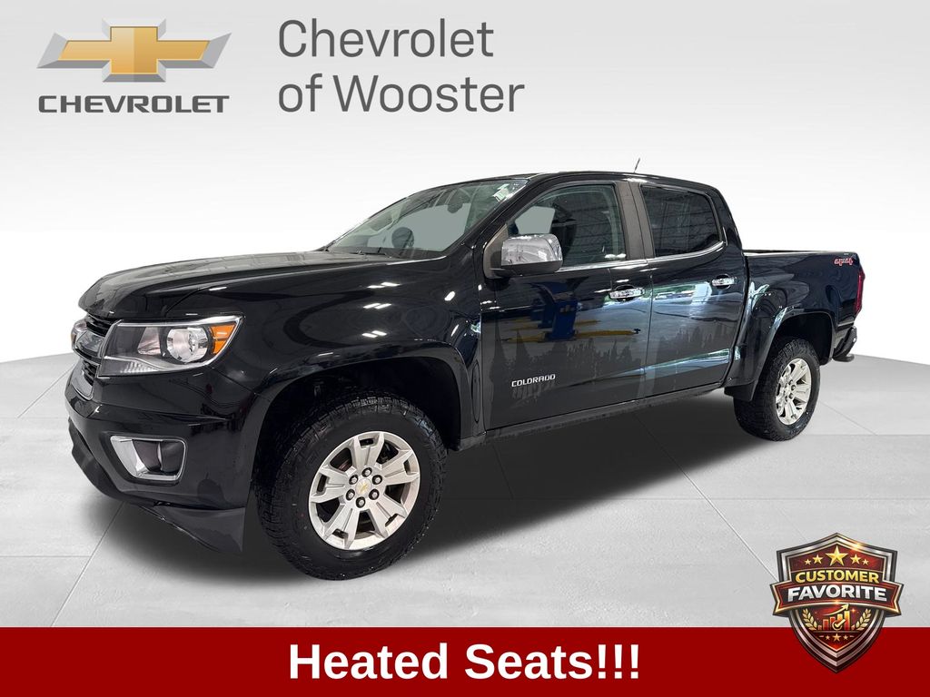 Black 2018 Chevrolet Colorado Pickup Truck Four-Wheel Drive 8-Speed Automatic