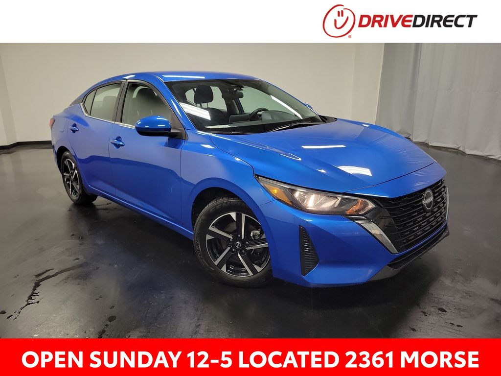 Electric Blue Metallic 2025 Nissan Sentra Sedan Front-Wheel Drive Continuously Variable Transmission