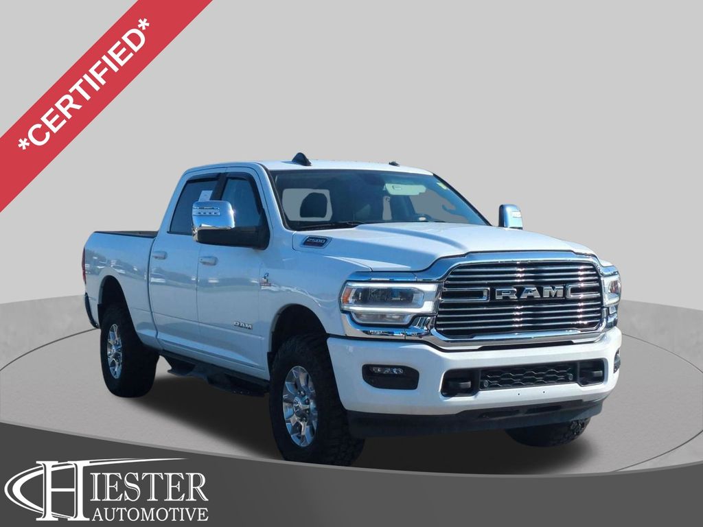 Bright White Clearcoat 2024 RAM 2500 Pickup Truck Four-Wheel Drive 6-Speed Automatic