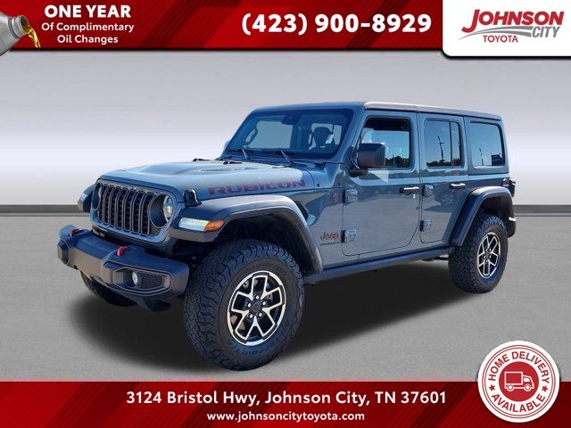 Anvil Clear Coat 2024 Jeep Wrangler Rubicon 4-Door 4WD SUV / Crossover Four-Wheel Drive 8-Speed Automatic