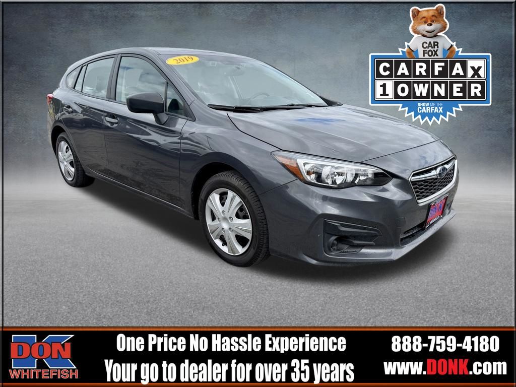Magnetite Gray Metallic 2019 Subaru Impreza Hatchback All-Wheel Drive Continuously Variable Transmission