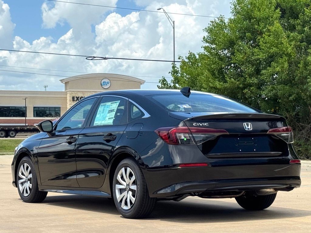 2026 Honda Civic LX Black at Community Honda