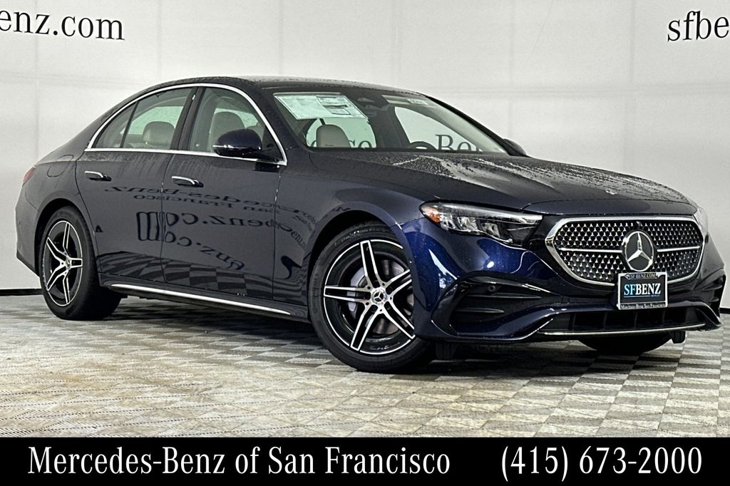 Nautical Blue Metallic 2026 Mercedes-Benz E-Class Sedan Rear-Wheel Drive 9-Speed Automatic