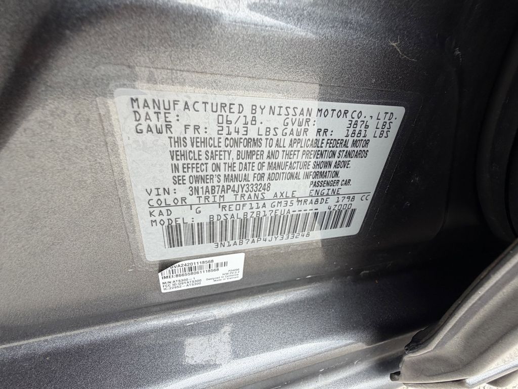 used 2018 Nissan Sentra car, priced at $6,992