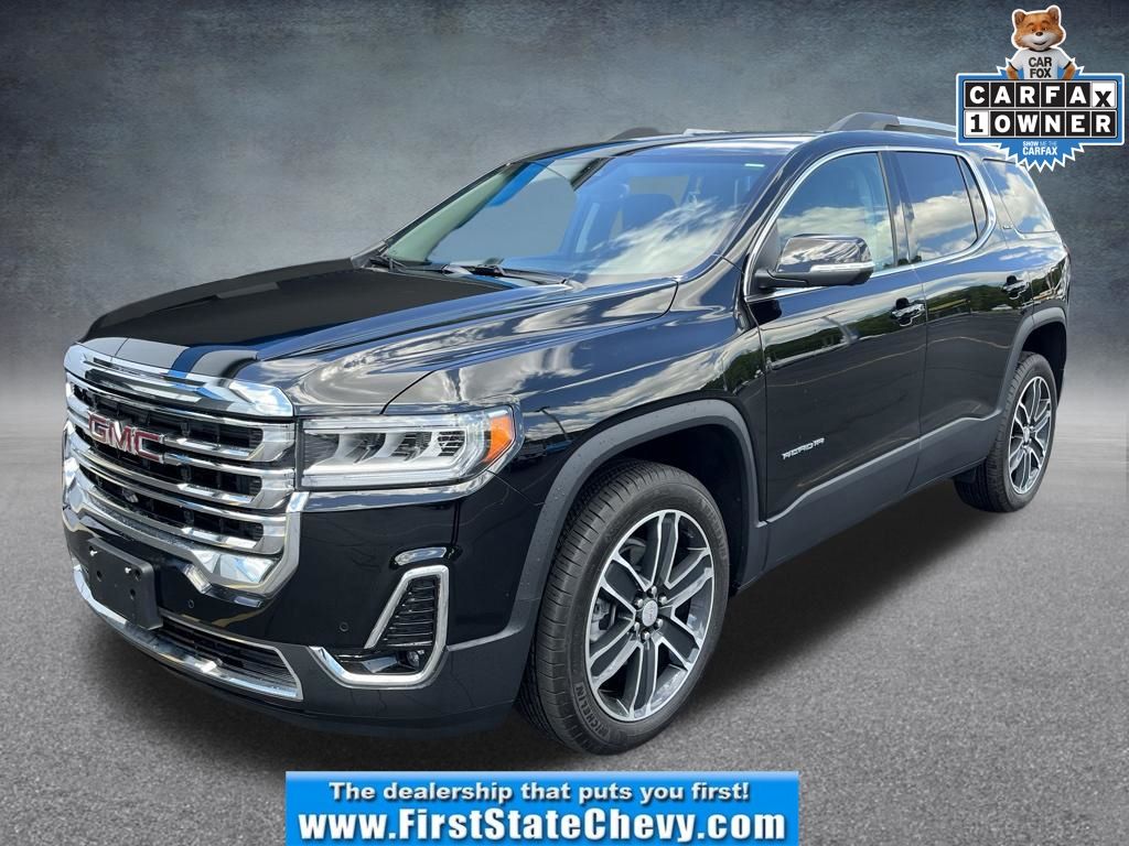 Black (Ebony Twilight Metallic) 2023 GMC Acadia SLT FWD SUV / Crossover Front-Wheel Drive 9-Speed Automatic