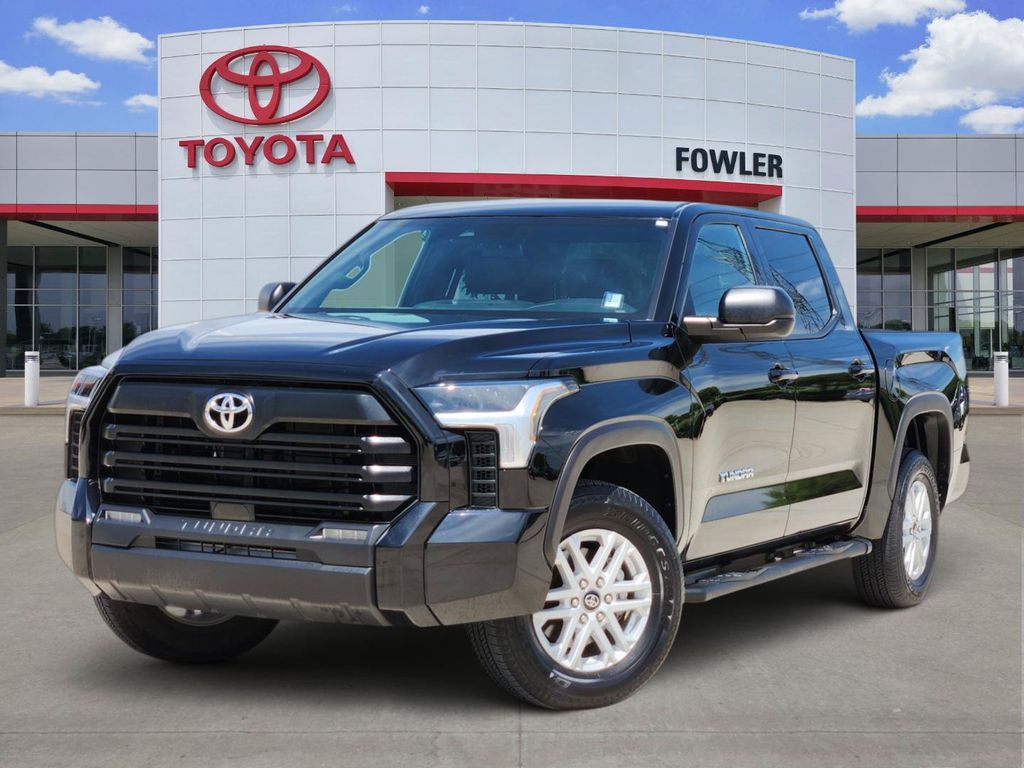 Midnight Black Metallic 2025 Toyota Tundra Pickup Truck Four-Wheel Drive Automatic