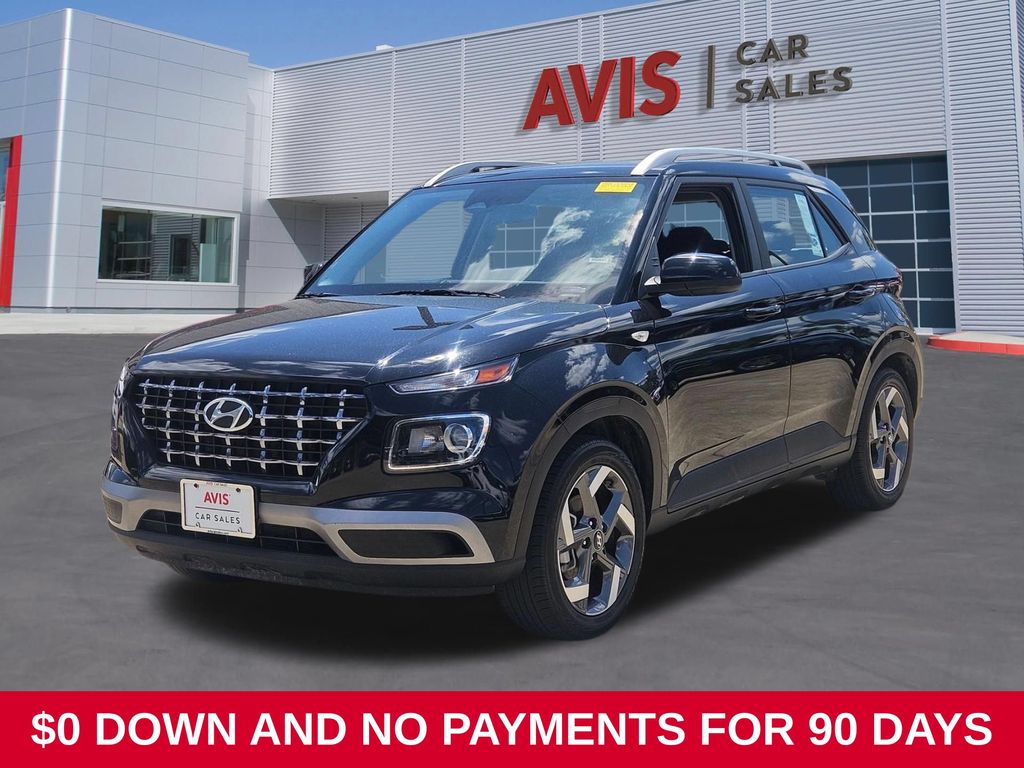 Onyx Black 2025 Hyundai Venue SUV / Crossover Front-Wheel Drive Continuously Variable Transmission