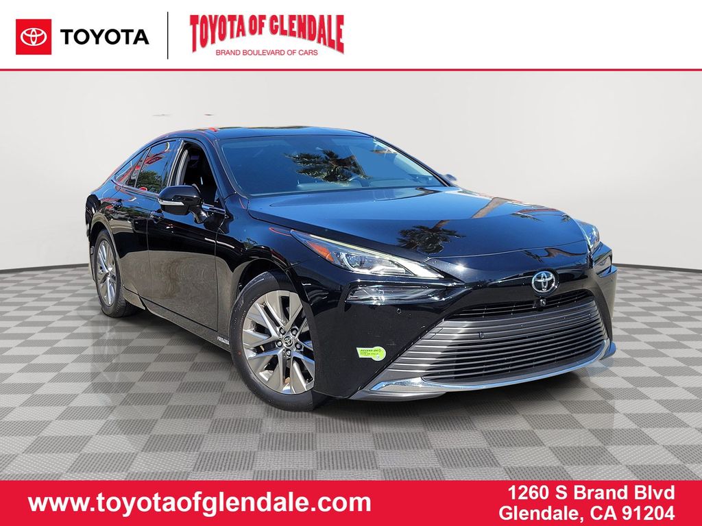 Black 2023 Toyota Mirai Sedan Rear-Wheel Drive 1-Speed Automatic