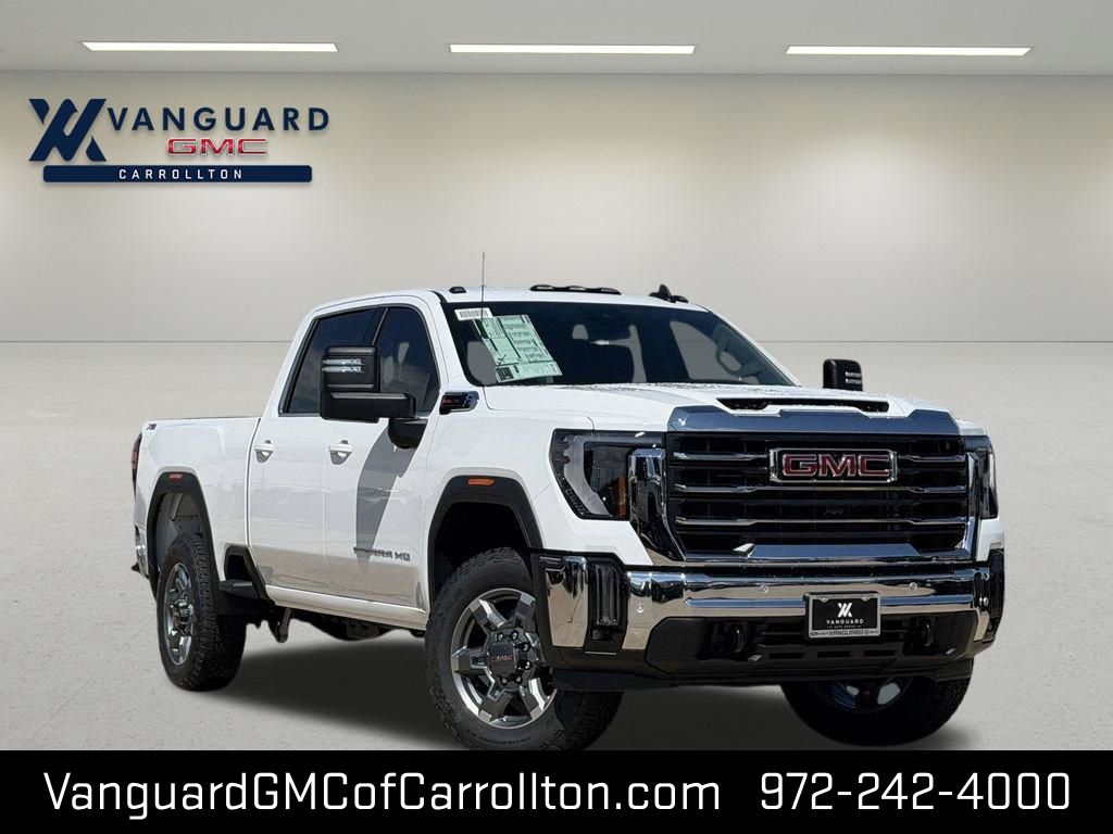 Summit White 2026 GMC Sierra 2500HD Pickup Truck Four-Wheel Drive Automatic