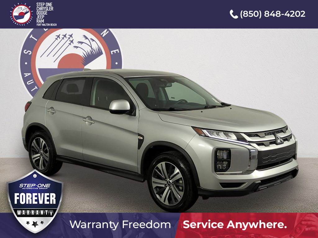 Silver 2024 Mitsubishi Outlander Sport ES AWC SUV / Crossover All-Wheel Drive Continuously Variable Transmission