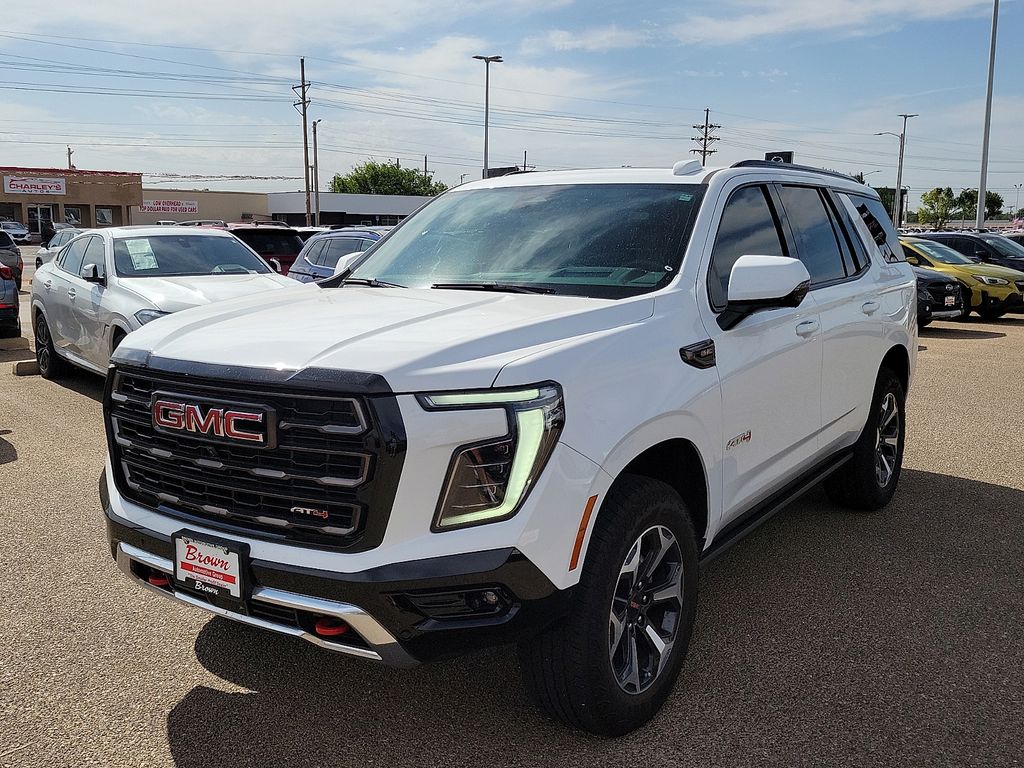 2025 GMC Yukon AT4 Ultimate White at Brown Buick GMC